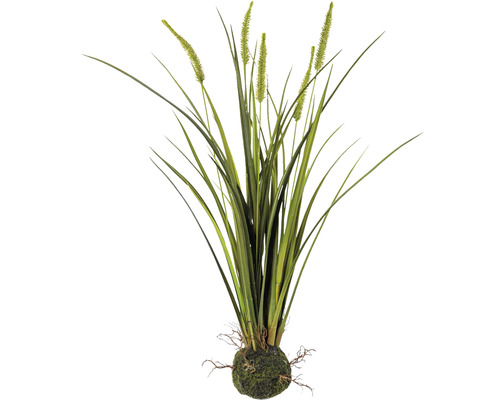 Plante artificielle Miscanthus h 63 cm vert