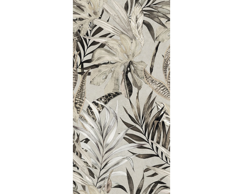 Papier peint avec motifs de plantes tropicales