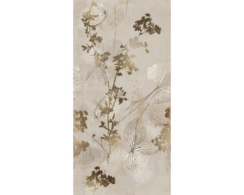 Carrelage décoratif Decors Twilight 60x120 cm Carreau mural décoratif avec motif floral