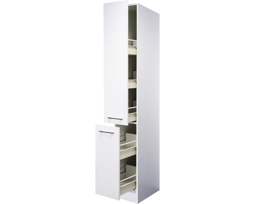 Garde-manger coulissant Flex Well Varo lxpxh 30x57x200 cm blanc