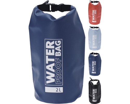Water Proof Bag 2 l 11.5x11.5x28 cm choix de couleur aléatoire