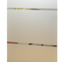 Film décoratif pour surfaces vitrées réduisant la transparence