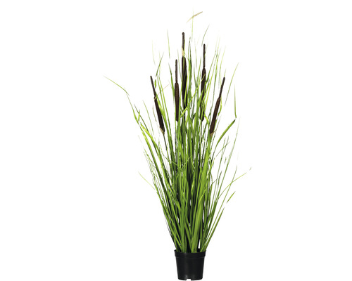 Kunstpflanze Grasbusch H 90 cm grün