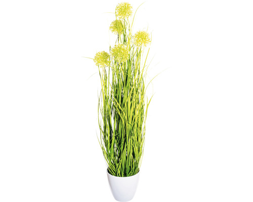 Kunstpflanze Grasbusch H 80 cm grün