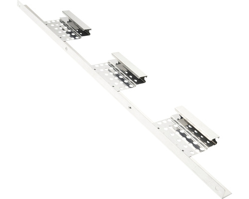 Support métallique avec plusieurs pinces de fixation