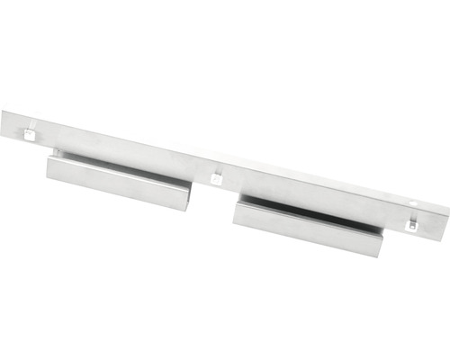 Bac de récupération en acier inoxydable avec supports pour barbecue