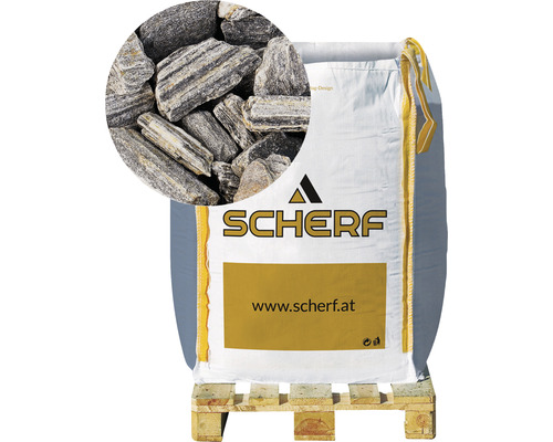 Morceaux de gneiss peuplier blanc 16-40 mm 1000 kg Big Bag de gravier décoratif pour l''horticulture