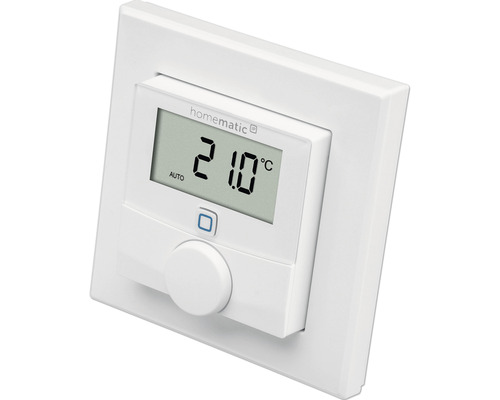 Thermostat mural avec capteur d'humidité Homematic IP blanc 156669AO