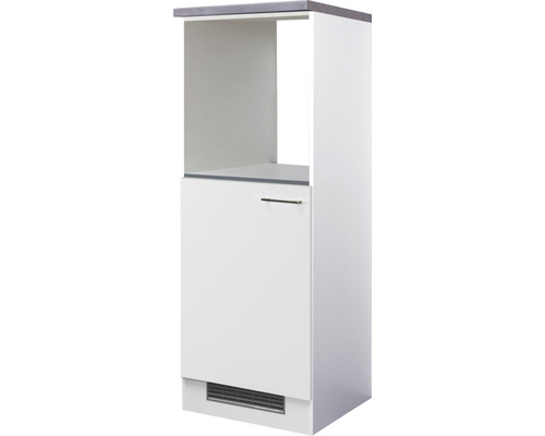 Meuble pour four/réfrigérateur encastré Flex Well Varo lxpxh 60x60x169.5 cm blanc