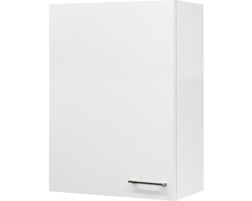 Armoire suspendue Flex Well Varo lxhxp 60x89x32 cm couleur de façade blanc - couleur du corps blanc Élément haut de cuisine avec une poignée
