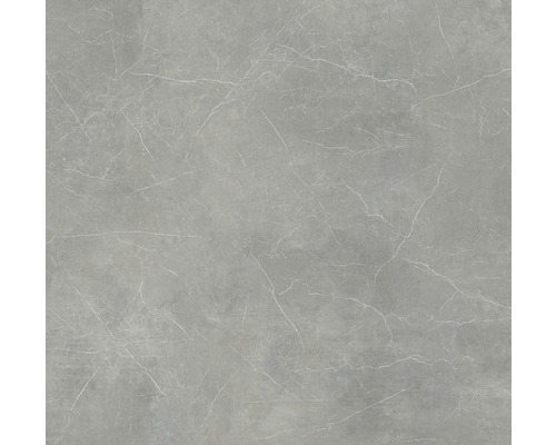 PVC antique Soho marbre gris largeur 400 cm (au mètre) Carreau gris avec structure en marbre