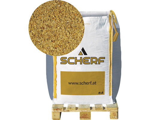 Sable anti-chute 0,5-2 mm 1000 kg Bigbag beige Sac Scherf avec nourriture pour oiseaux sur palette