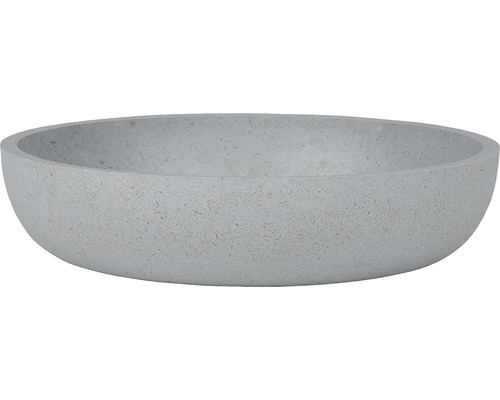 Écuelle pour chien et chat District 70 Bamboo ø env. 15 cm x 2,8 cm, bambou gris Jardinière ovale en pierre