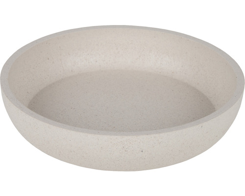 Hund Katze Futternapf District 70 Bamboo ø ca. 15 cm x 2,8 cm, Bambus beige Beige Pflanzschale aus Beton