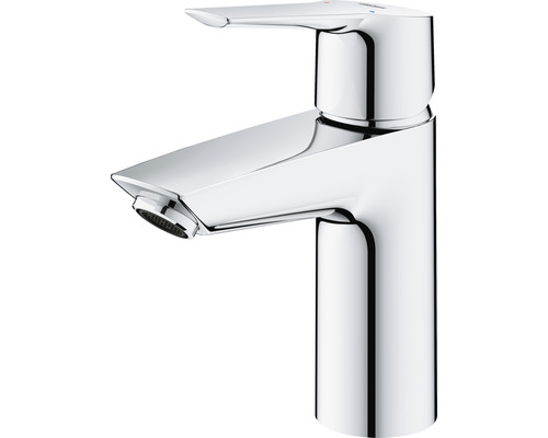 Einzelner, glänzender Waschtischmischer