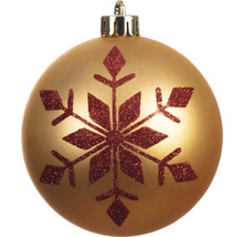 Boule de Noël avec motif de flocon de neige