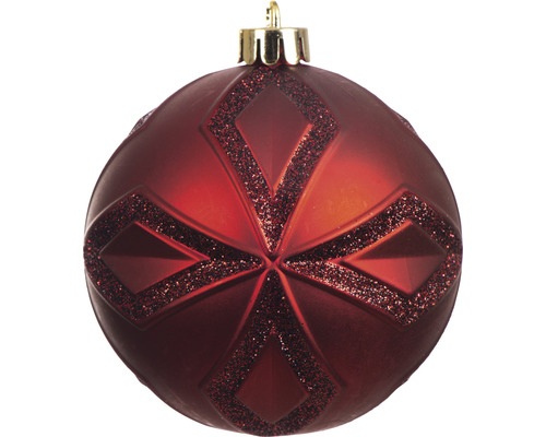 Boule de Noël avec décor