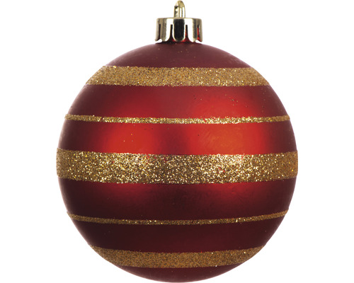 Boule de Noël à rayures
