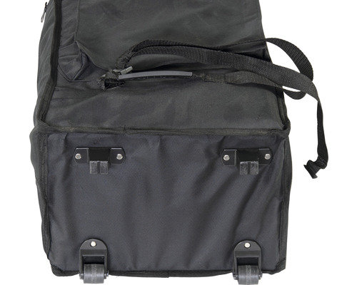 Sac de transport noir avec roulettes