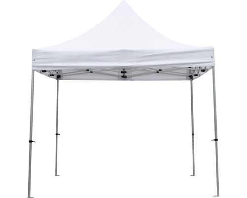 Tonnelle pliante avec structure en acier et toit en textile