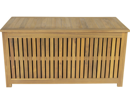 Holzkiste mit Lattenmuster für den Aussenbereich