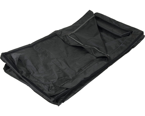 Schwarze Schutzhülle mit Reißverschluss