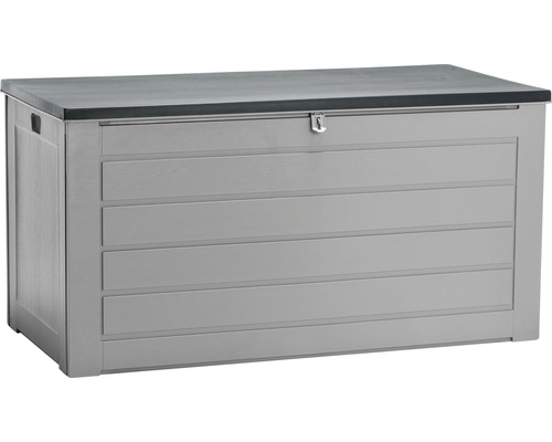 Coffre de rangement Aik bellavista - Home & Garden® 146,4 x 71 x 74,9 cm plastique gris