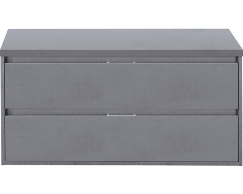 Waschbeckenunterschrank sanox Porto BxHxT 120x59x50 cm ice green inkl. Waschtischplatte