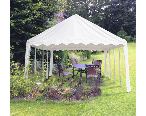 Partyzelt bellavista - Home & Garden® 8 x 4 x 3,05 m rechteckig weiss