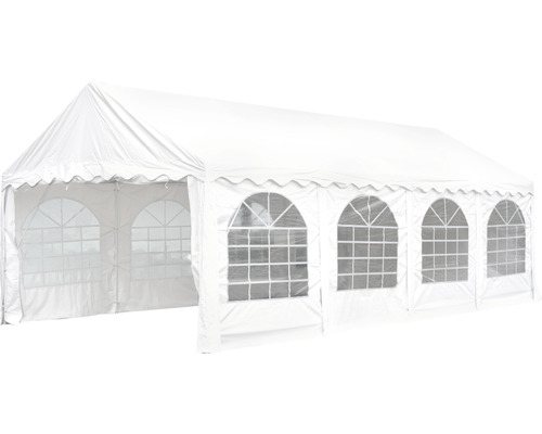 Weisses Partyzelt mit Fenstern
