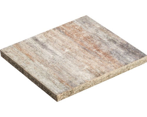 Beton Terrassenplatte iStone Pure muschelbeige 50 x 50 x 4 cm Einzelne Pflasterplatte mit Muster