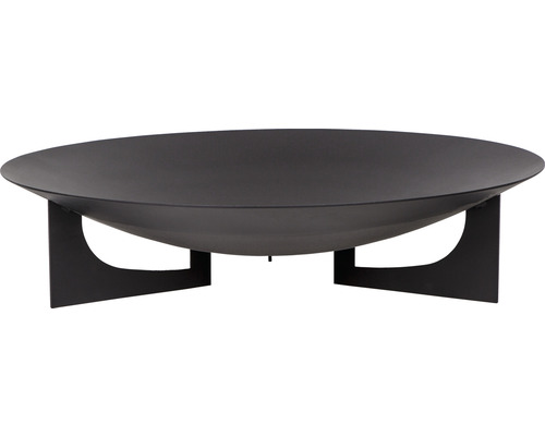 Feuerschale aus Metall mit Standfuß