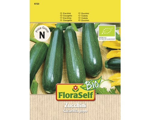 Courgette bio 'Partenon' FloraSelf Bio semences de légumes hybrides F1