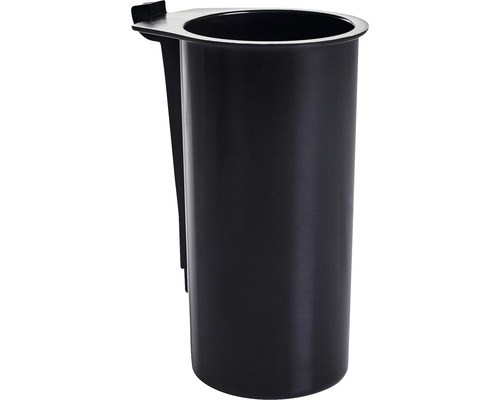Boîtier de rangement pour pièces longues Industrial Ø 50 mm 114 x 59 x 77 mm noir Seau noir pour ranger les outils de jardin