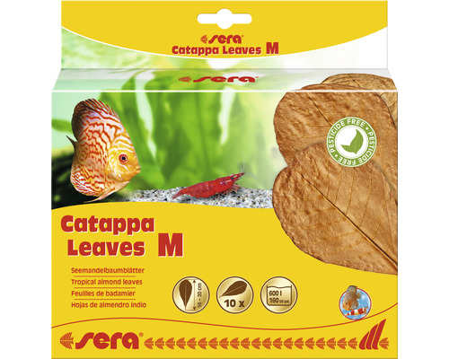 SERA Seemandelbaumblätter Catappa Leaves 10 Stück