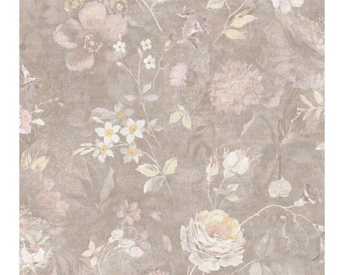 Papier peint intissé 38636-3 Natural Living brilles de fleurs rose vif