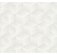 Papier peint intissé 38506-2 Natural Living graphique 3D gris