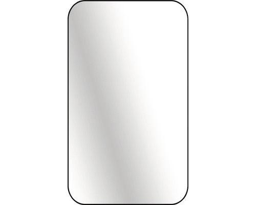 Miroir rectangulaire avec coins arrondis