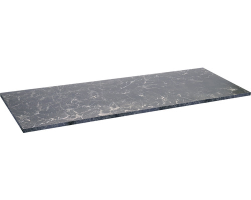 Küchenarbeitsplatte K370 Noir Deluxe 3-seitig bekantet, inkl. 2 zusätzlicher Dekorkanten, kartonverpackt 1860x635x30 mm