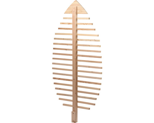 Holz Spalier in Blattform