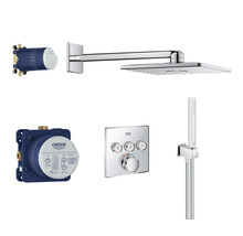 Grohe Duschsystem mit Kopfbrause, Handbrause und Thermostat