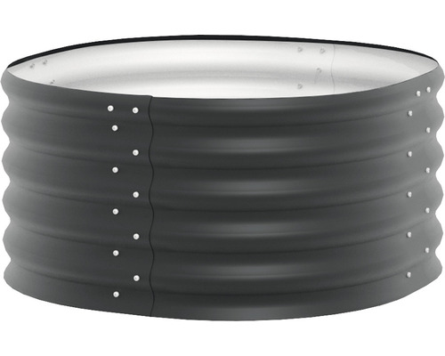 Hochbeet aus gewelltem Metall