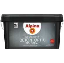 Alpina Farbrezepte Effektfarbe Beton-Optik Komplett Set grau ink. Alpina-Kelle-thumb-0