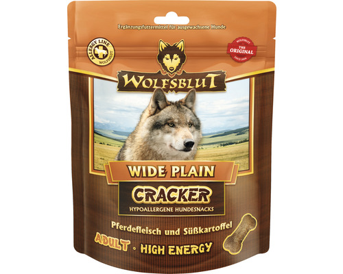 WOLFSBLUT Hundesnack Cracker large et plat Haute énergie 225 g