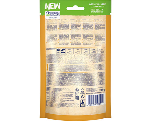 Snack pour chien Vita Planet avec emballage recyclable