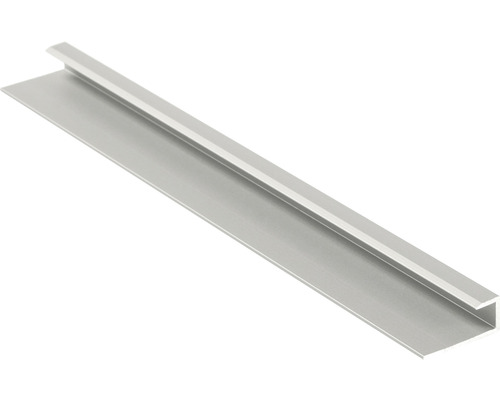 Profilé en U aluminium argent mat 6x5,5x18x2600 mm Profilé en U en aluminium