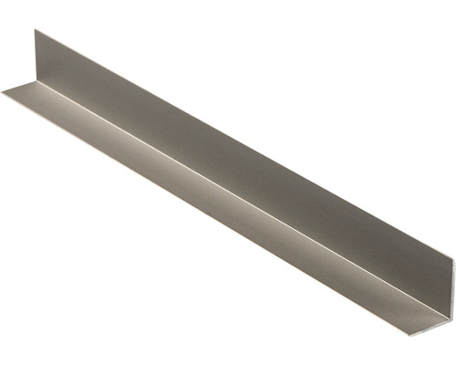 Profilé en L aluminium titane mat 12x14x2600 mm Profilé d''angle en métal