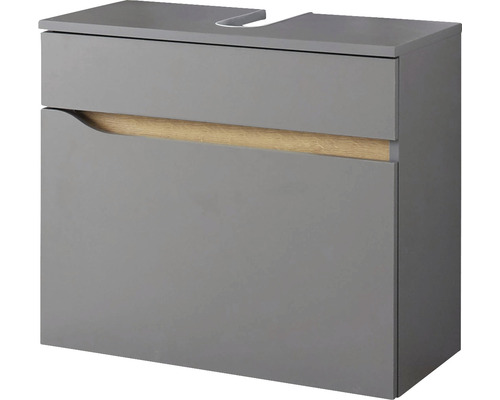 Waschtischunterschrank pelipal Capri 53x60 cm quarzgrau mit Auszug