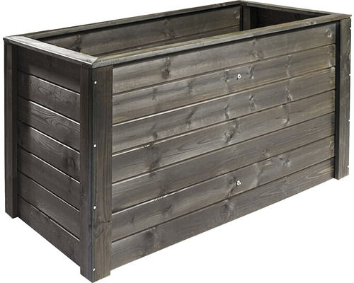 Rechteckiger Pflanzkasten aus Holz