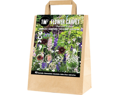 Blumenzwiebel-Mischung Blumenteppich für 1 m2 'Garden Releaf' mit Dahlie, Gladiole, Kronenanemone & Sterngladiole 40 Stk.